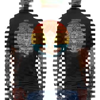 Yoga Namaste Retro -Intage Meditación Yoga Camiseta Hombre Estampado Espalda - Regaloses