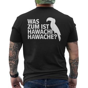 Was Zum Geier Ist Hawachi Meme T-Shirt mit Rückendruck - Geschenkecke