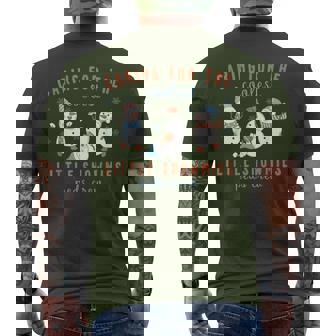 Caring For The Coolest Little Snowmies Peds Crew Christmas Men's T-shirt Back Print - Seseable