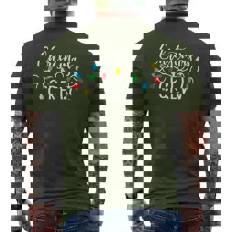 Christmas Crew Family Christmas Family Christmas Men's T-shirt Back Print | Seseable UK