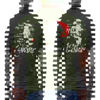 Christmas Volleyball Have A Volley Jolly Christmas Men's T-shirt Back Print - Monsterry