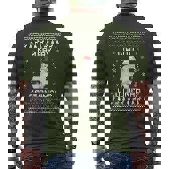 Coton De Tulear Dog Owner Ugly Christmas Sweater Men's T-shirt Back Print - Monsterry