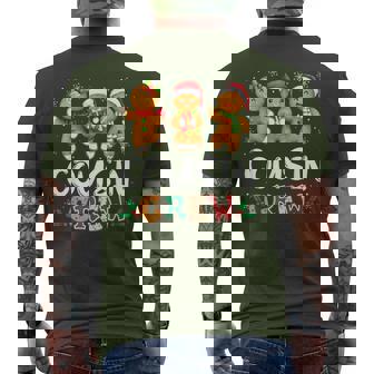 Cousin Crew Christmas Pajama Gingerbread Man Men's T-shirt Back Print | Seseable UK