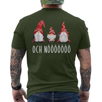 Cute Grumpy Christmas Xmas Gnome Slogan T-Shirt mit Rückendruck - Geschenkecke