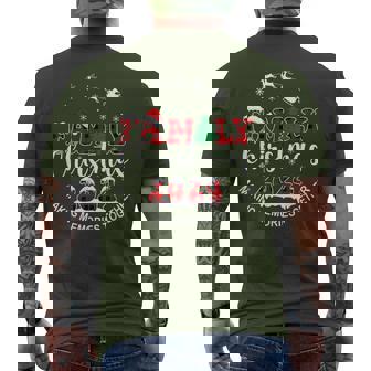 Family Christmas 2024 Making Memories Together Buffalo Plaid Men's T-shirt Back Print - Thegiftio UK