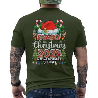 Family Christmas 2024 Matching Family Christmas Squad Xmas Men's T-shirt Back Print | Seseable UK