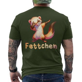 Fat Christmas Ferret For Him T-Shirt mit Rückendruck - Geschenkecke