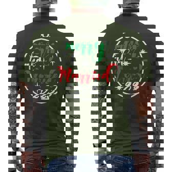 Our First Christmas Merry And Married 2023 Matching Couple Men's T-shirt Back Print - Monsterry