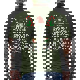Our First Christmas As Mr & Mrs 2024 Just Married Couples Men's T-shirt Back Print - Thegiftio UK