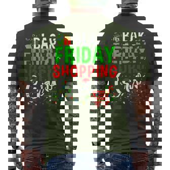 Friday Shopping Crew Christmas Family Shopping Squad Men's T-shirt Back Print | Seseable UK