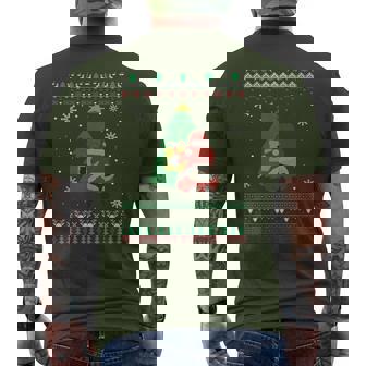 Adult Santa's Whale Tail Thongs Ugly Christmas Sweater Men's T-shirt Back Print - Thegiftio