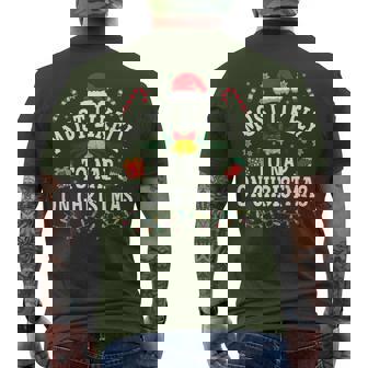 Christmas Most Likely To Nap On Christmas Men's T-shirt Back Print | Seseable UK