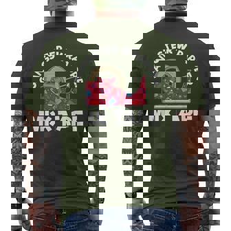 Gangster Wrapper Mix Tape Ugly Christmas Sweater Pun Men's T-shirt Back Print - Thegiftio UK
