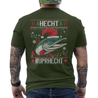 Hecht Ruprhecht Knecht Ugly Christmas Sweater T-Shirt mit Rückendruck - Geschenkecke