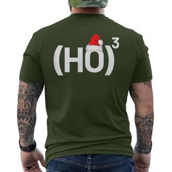 Ho3 Maths Physics Nerd Informatik Ho Hoch 3 Christmas T-Shirt mit Rückendruck - Geschenkecke