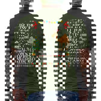 It's Too Hot For Ugly Christmas Sweaters Camel Lover Men's T-shirt Back Print | Mazezy