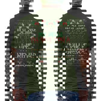 If You Jingle My Bells Ugly Christmas Sweater Men's T-shirt Back Print - Seseable