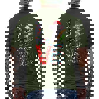 Koala Lover Xmas Ornament Decor Ugly Christmas Sweater Men's T-shirt Back Print - Monsterry