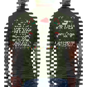 Most Likely To Boss Santa Around Christmas Family Matching Men's T-shirt Back Print | Seseable UK