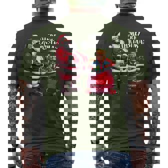 Merry Christmas President Donald Trump Make It Great Again Men's T-shirt Back Print - Seseable