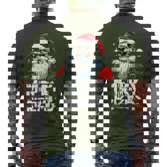 Merry Rizzmas Christmas Rizz The Season Santa Claus Men's T-shirt Back Print | Seseable UK