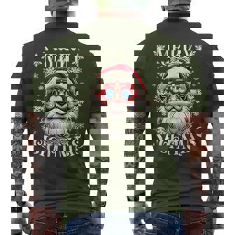 Merry Sightmas Santa Optometrist Optometry Eye Doctor Xmas Men's T-shirt Back Print - Monsterry