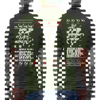 Merry Xmas Comrade Ugly Christmas Sweater Marx Angels Lenin Men's T-shirt Back Print - Monsterry