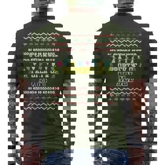 Personalized First Name Abel Ugly Christmas Sweater Men's T-shirt Back Print | Seseable UK