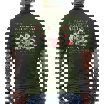 Radiation Therapy Christmas Radiation Therapy Radiology Men's T-shirt Back Print | Mazezy