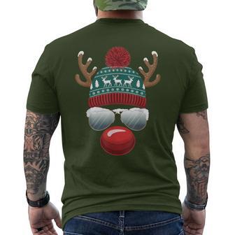 Reindeer Santa Claus Christmas Santa Christmas T-Shirt mit Rückendruck - Geschenkecke