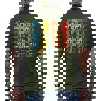 Retro Vintage Skateboard Graphic Santa Cruz Men's T-shirt Back Print - Thegiftio UK