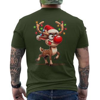 Rindeer Christmas Reindeer Christmas T-Shirt mit Rückendruck - Geschenkecke