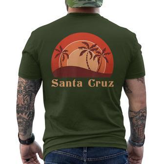 Santa Cruz Ca California 70S 80S Retrointage T-Shirt mit Rückendruck - Seseable