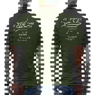Santa Cruz California Travel Souvenir Vintage Santa Cruz Men's T-shirt Back Print - Thegiftio UK