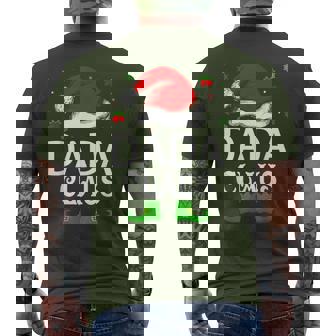 Santa Hat Dada Claus Elf Ugly Christmas Sweater Men's T-shirt Back Print - Thegiftio UK