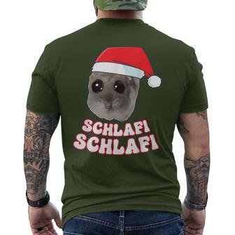 Schlafi Schlafi Hamster Hamstie Christmas Sleep T-Shirt mit Rückendruck - Geschenkecke