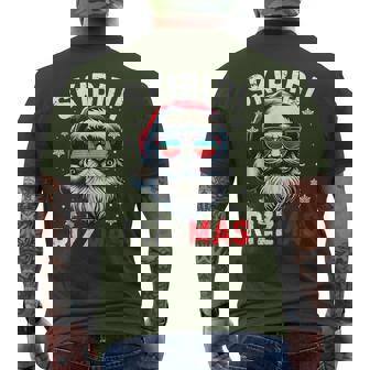 Skibidi Rizzmas Christmas Rizz Santa Claus Charisma Xmas Kid Men's T-shirt Back Print | Seseable UK