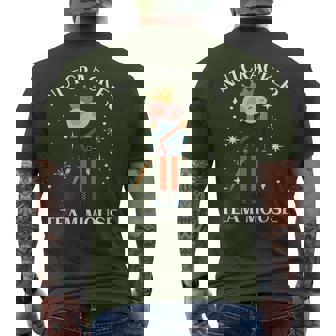 Team Mouse Nutcracker Christmas Dance Soldier Men's T-shirt Back Print - Monsterry