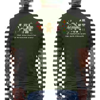 Tis The Season For Inclusion Ot Pt Slp Therapist Christmas Men's T-shirt Back Print - Thegiftio UK