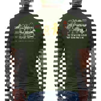Tis The Season For Inclusion Ot Pt Slp Therapist Christmas Men's T-shirt Back Print - Monsterry