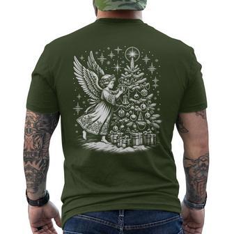 Vintage 1950S Christkind Christmas Angel Retro & T-Shirt mit Rückendruck - Geschenkecke