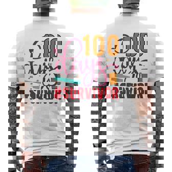 100 Days Of School Is Student Achievement Is School Event Men's T-shirt Back Print - Monsterry