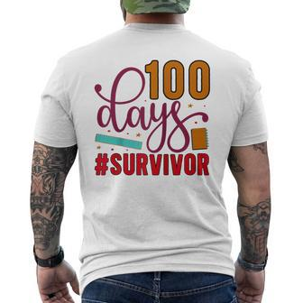 100 Days Of School Is Student Achievement Is School Event Men's T-shirt Back Print - Monsterry