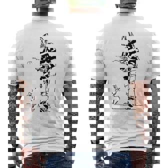 90S Grunge Legend Sketch Alternative Rock Guitarist Vocalist Men's T-shirt Back Print | Seseable UK