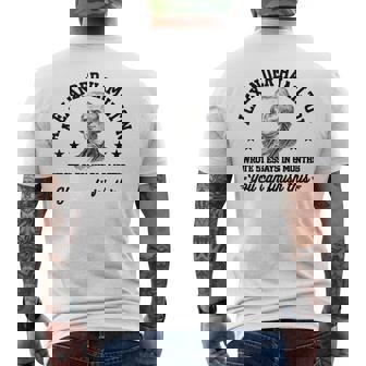 Alexander Hamilton Wrote 51 Essays In 6 Months Motivational Men's T-shirt Back Print - Monsterry