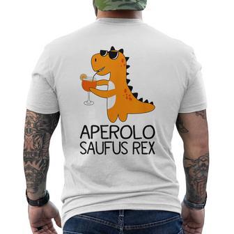 Aperollin' Aperolo Saufus Rex Summer Drinks T-Shirt mit Rückendruck - Geschenkecke