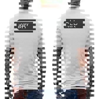 Back Print Rave Kreuz Rave Quote Raver Techno Edm T-shirt da uomo con stampa posteriore - Novitaregali