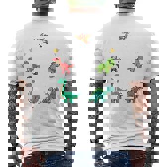 Bambino 3 Compleanno Bambini & Dinosauro Regalo Di 3 Anni T-shirt da uomo con stampa posteriore - Novitaregali