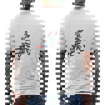 Bambino 8 Anni Dirt Bike Festa Di Compleanno Motocross Mx 8° Regalo T-shirt da uomo con stampa posteriore - Novitaregali