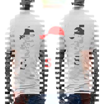 Bambino Buon Compleanno Capitano Pirata Con Spada Ho 5 Anni Marinaio T-shirt da uomo con stampa posteriore - Novitaregali